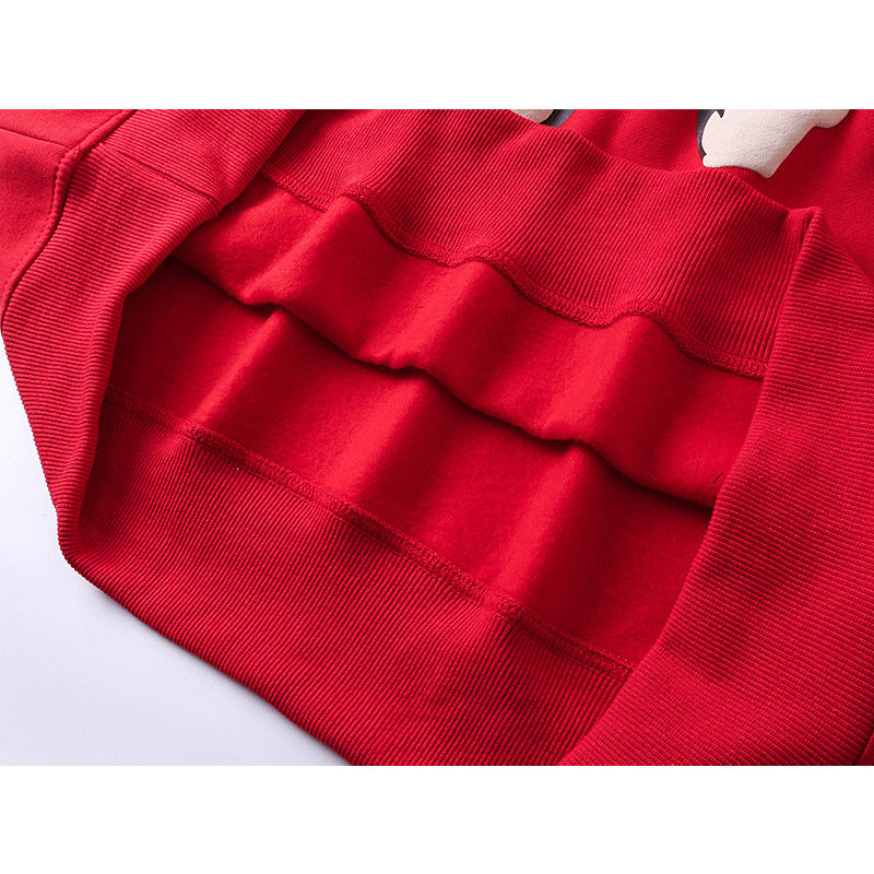 Denim Tears Hoodie Alphabet Foam Print Fleece Hoodie Sweater