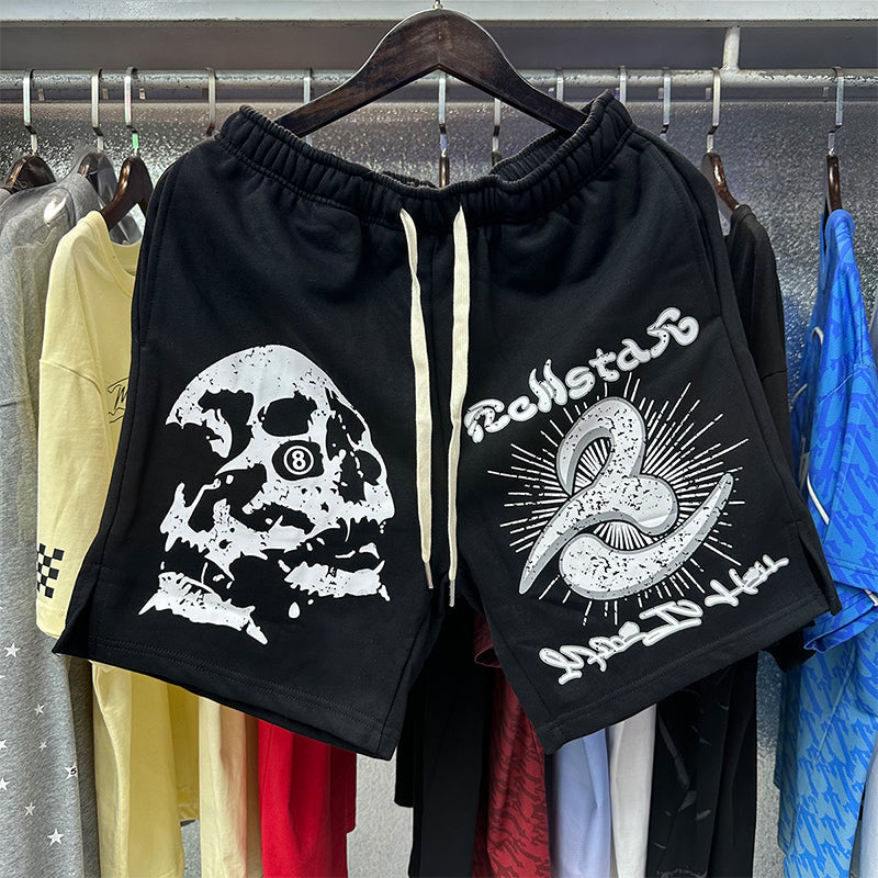 Hellstar Shorts Retro abstract print