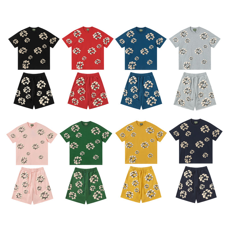 Denim Tears T-shirt & Shorts 2 Piece Set