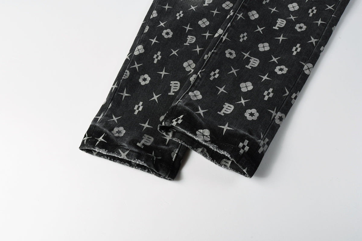 PURPLE  Fashion Jeans 9112