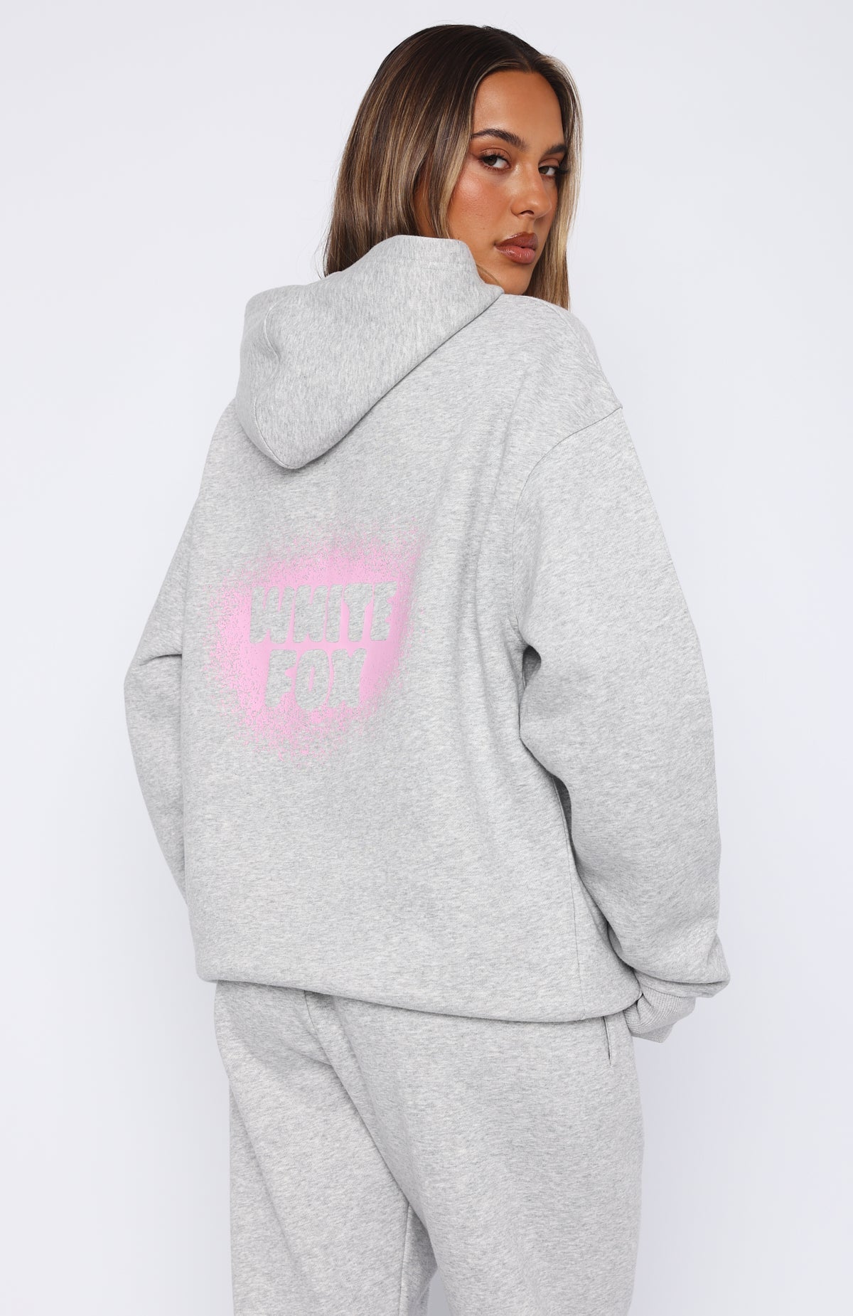 11th Street Keeping It Real Oversized Hoodie Jelly Bean