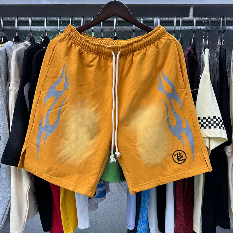 Hellstar Shorts Retro abstract print