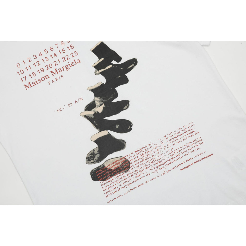 Maison Margiela T-shirt Crew Neck Loose Short Sleeve T-shirt