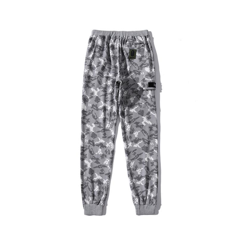 Bathing Ape Pant Digital Pixels Cotton Men's and Women's Same Camouflage Casual Trousers