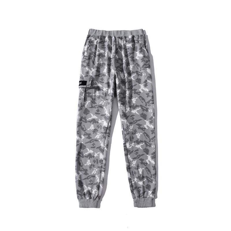 Bathing Ape Pant Digital Pixels Cotton Men's and Women's Same Camouflage Casual Trousers