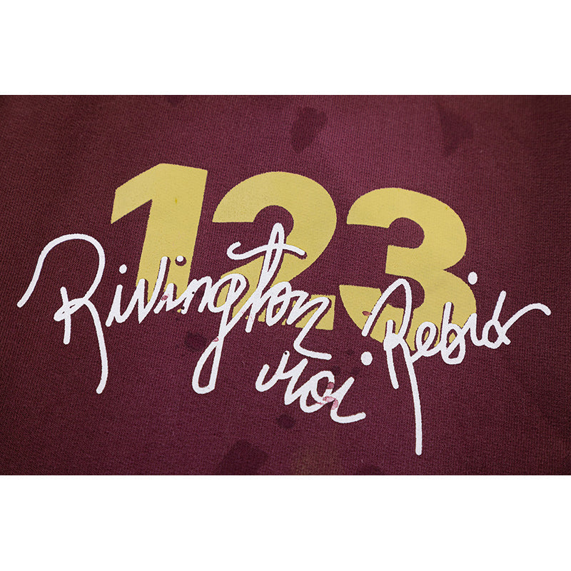 RRR123 Pants Distressed Drawstring Trousers