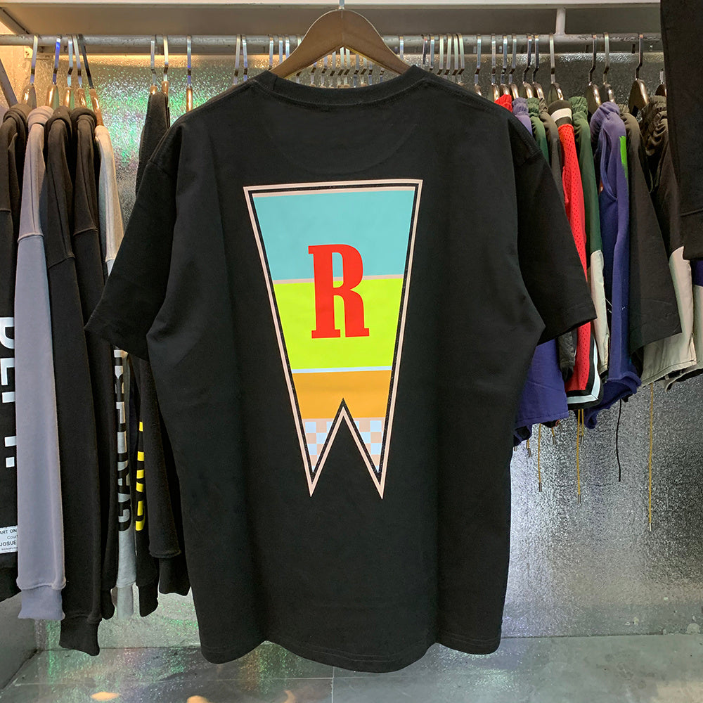 Rhude T-shirts Cotton Short Sleeves Loose Men and Women