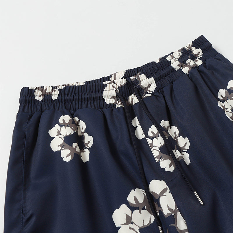 Denim Tears T-shirt & Shorts 2 Piece Set Button cardigan woven