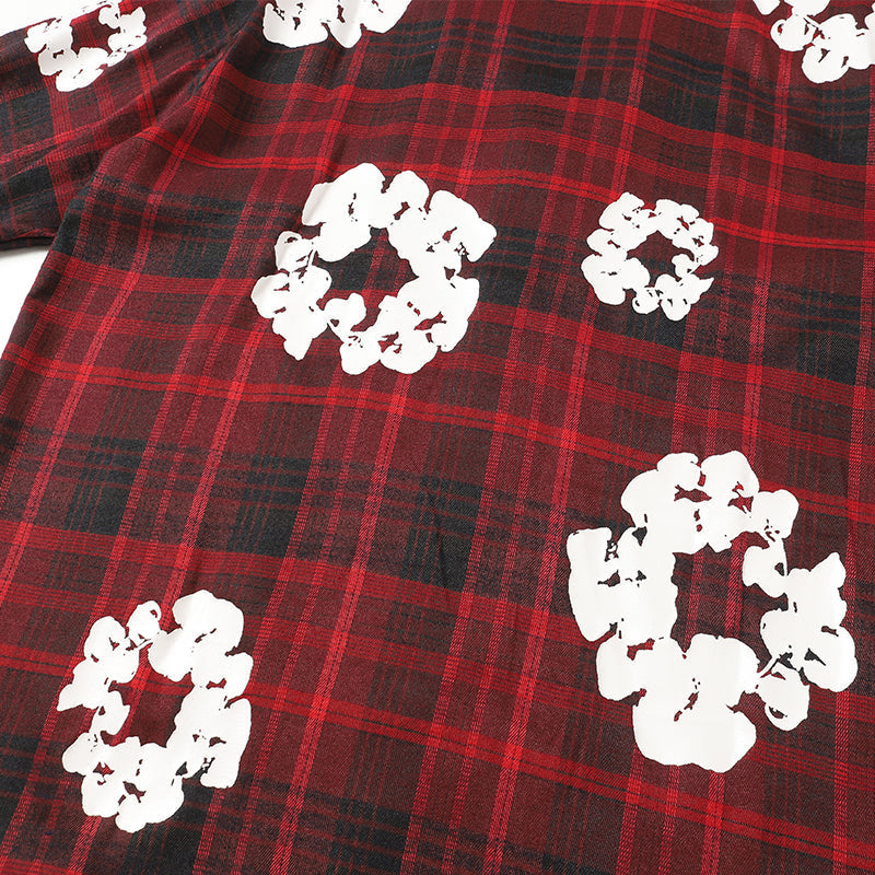 Denim Tears Shirt Kapok Plaid Long sleeve shirt