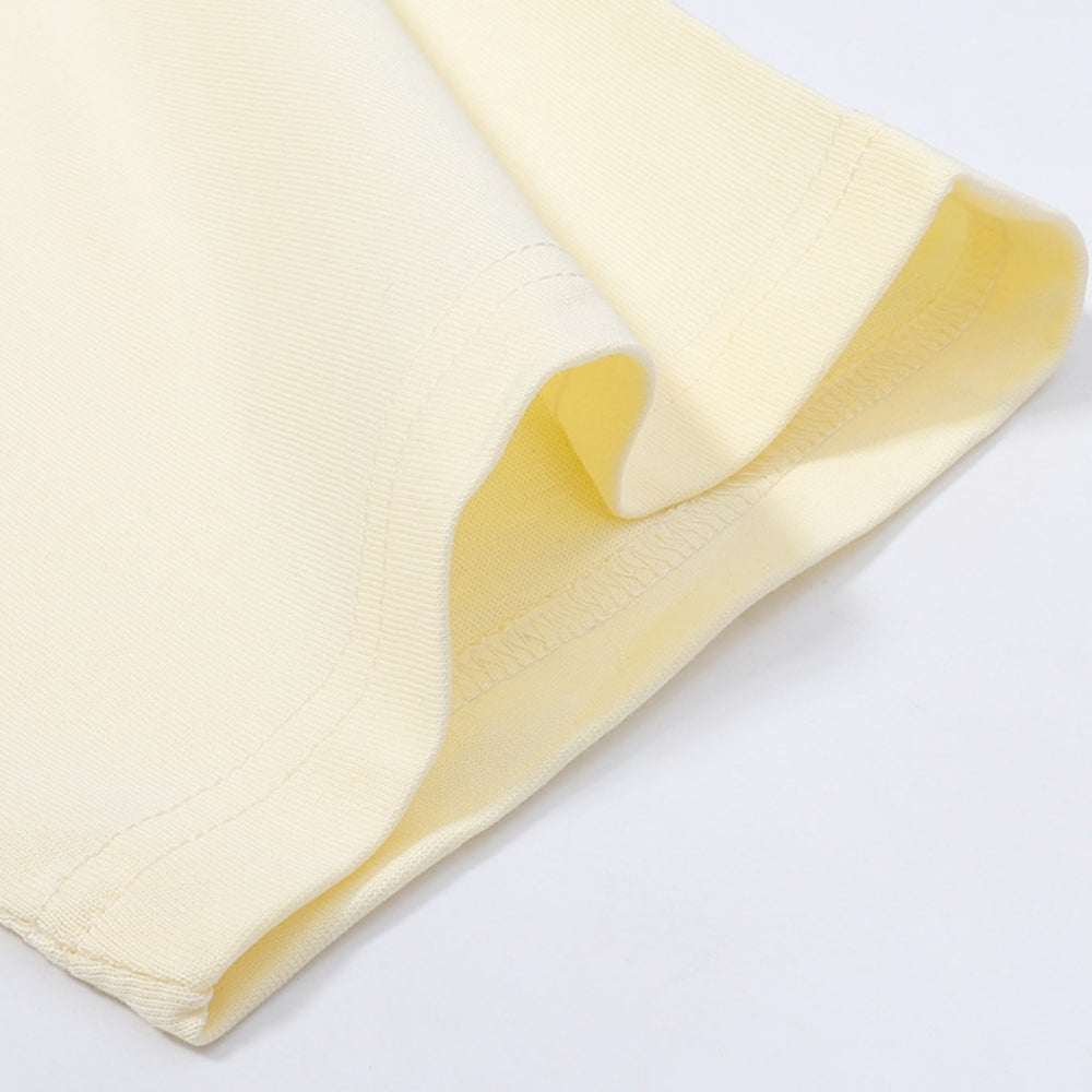 Rhude T-shirt Flag Floral Print Short Sleeve T-shirt