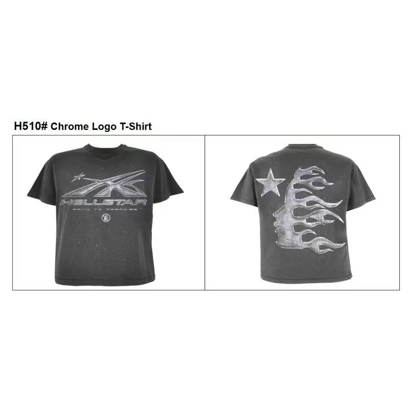 Hellstar T-shirt Print Loose