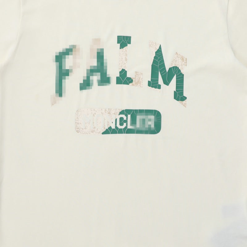 Palm Angels T-shirt Camouflage Letter Short Sleeve T-shirt