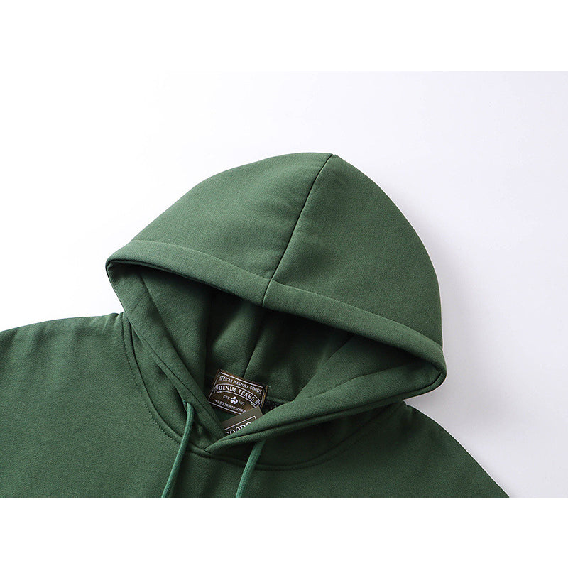 Denim Tears Hoodie Alphabet Foam Print Fleece Hoodie Sweater