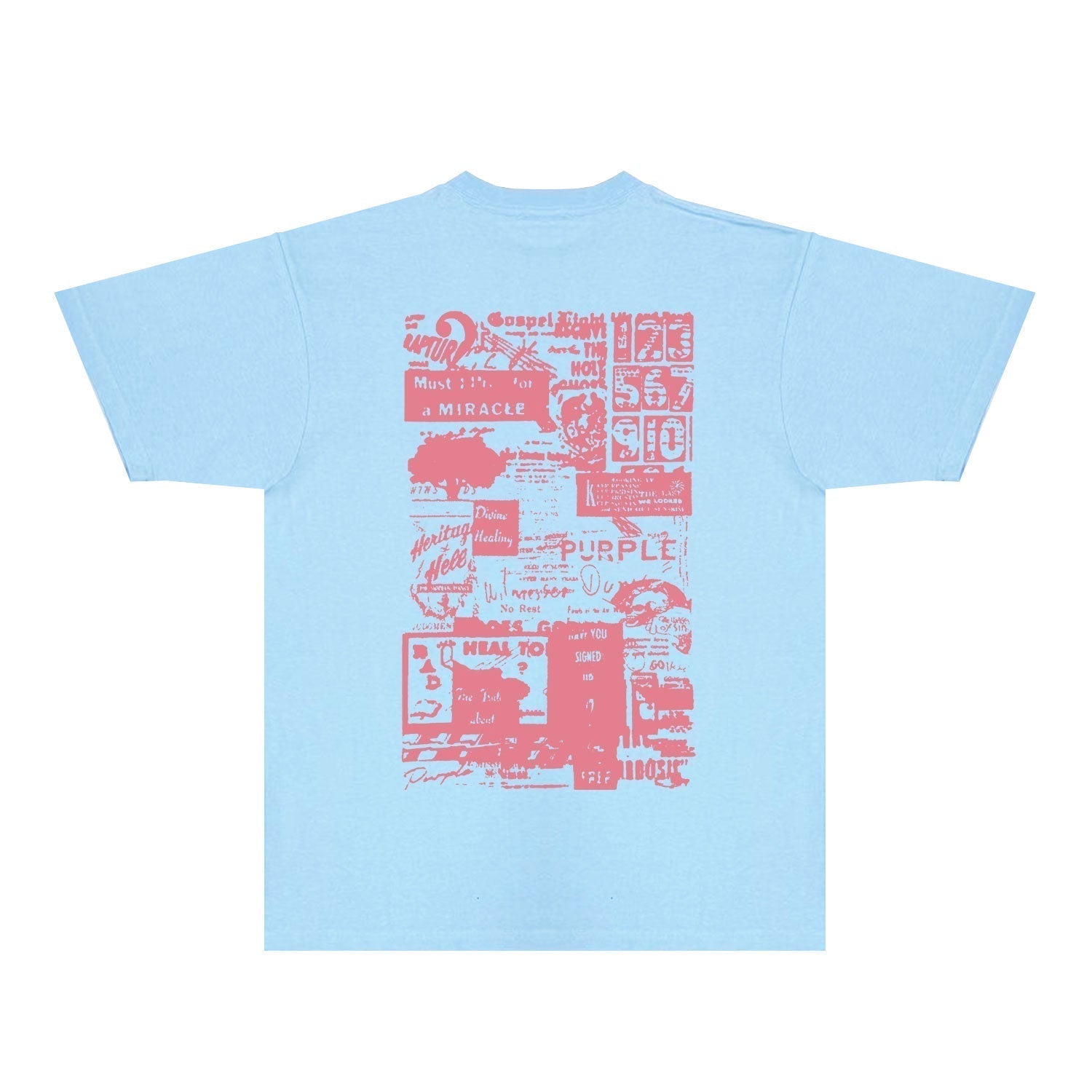 PURPLE  fashion T-shirt