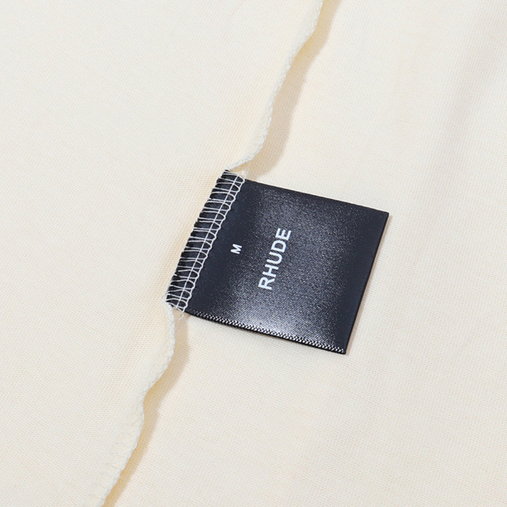 Rhude T-shirt Sunset Design Sense Printed Short Sleeve T-shirt