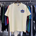 Rhude T-shirts Wine Printing Cotton Casual Short Sleeve Men and Women