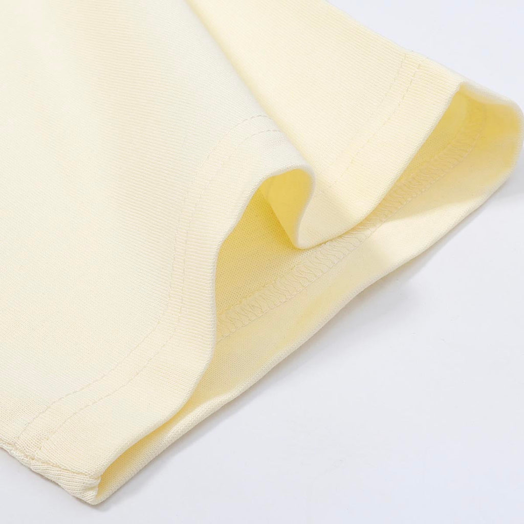 Rhude T-shirts Ski Print Cotton Short Sleeve Men and Women