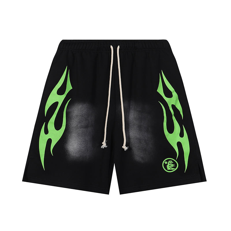 Hellstar Shorts Retro abstract print
