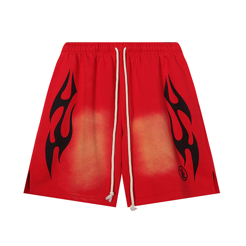 Hellstar Shorts Retro abstract print