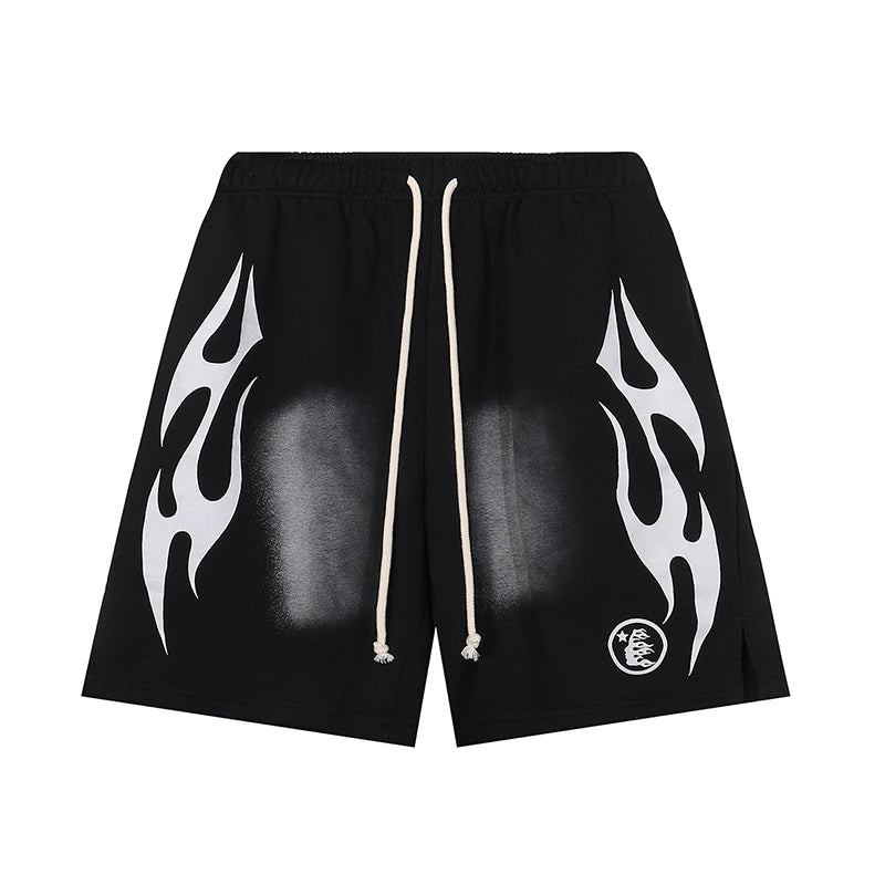 Hellstar Shorts Retro abstract print