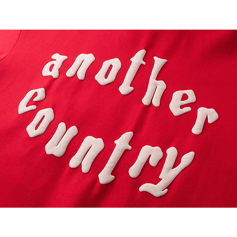 Denim Tears Hoodie Alphabet Foam Print Fleece Hoodie Sweater