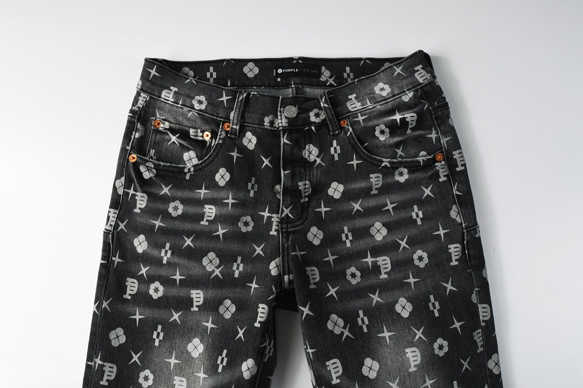 PURPLE  Fashion Jeans 9112