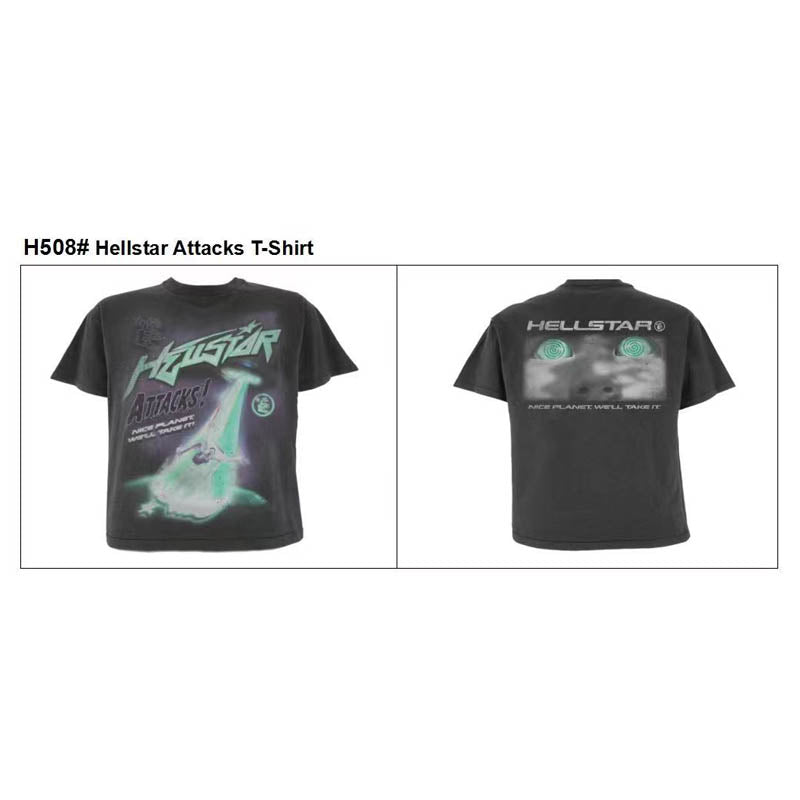 Hellstar T-shirt Print Loose
