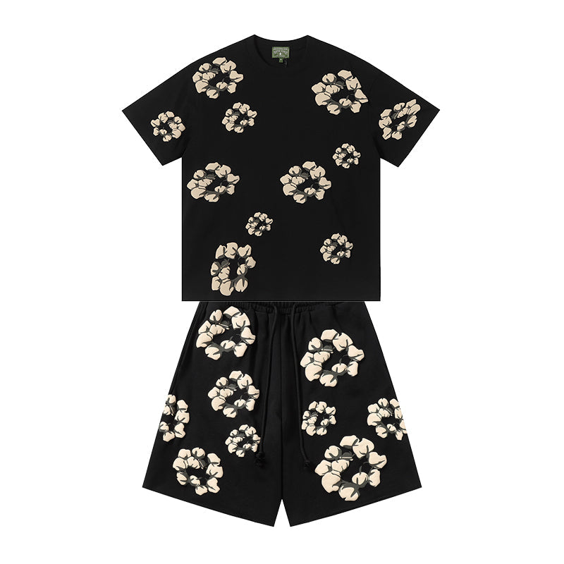 Denim Tears T-shirt & Shorts 2 Piece Set