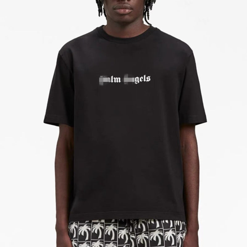 Palm Angels T-shirt Simple Letter Print Short Sleeve T-shirt