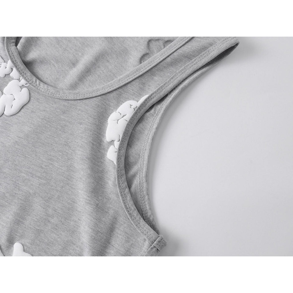 Denim Tears Vest Foam Printed Casual Sports Vest