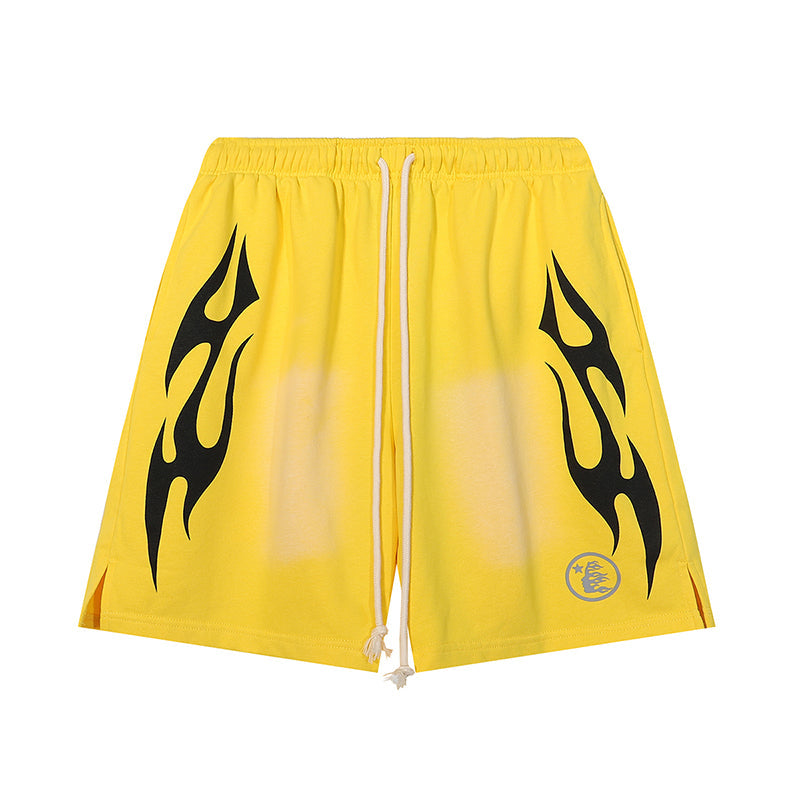 Hellstar Shorts Retro abstract print