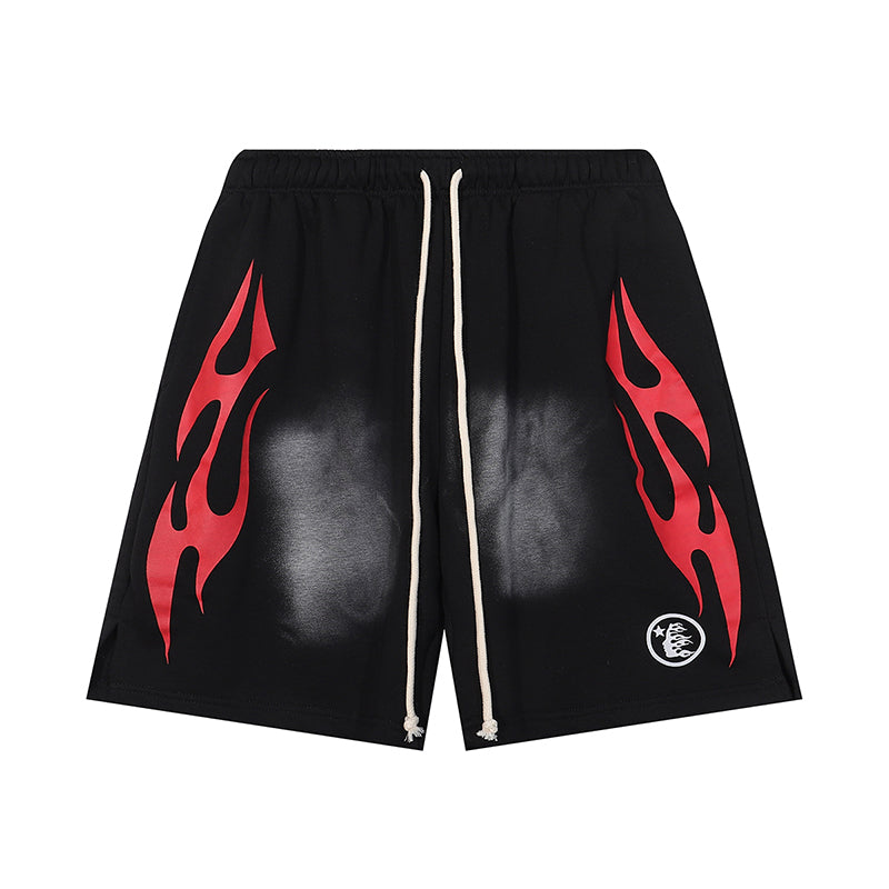 Hellstar Shorts Retro abstract print