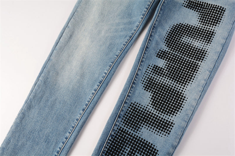 PURPLE  Fashion Jeans 9052