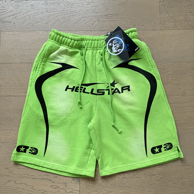 Hellstar Shorts Wash and Do Old Casual Shorts Summer