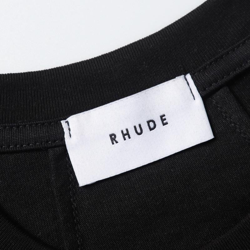 Rhude T-shirt Leopard Print Short Sleeve T-shirt