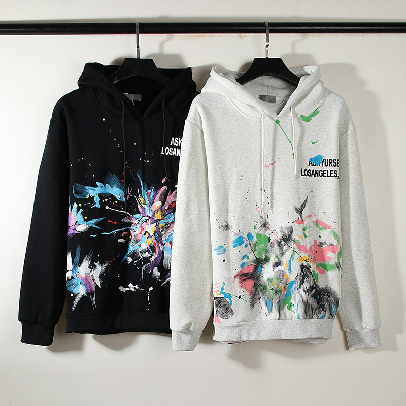 Askyurself Hoodie Fall Winter Hooded Sweatshirt Men's Coat