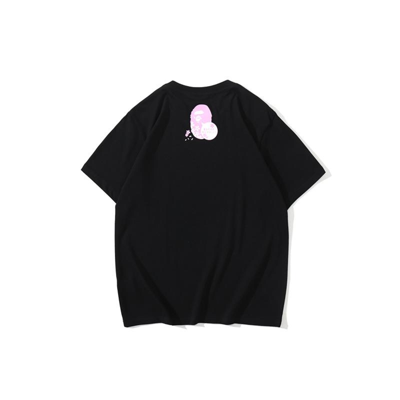 Bathing Ape T-Shirt Casual Pink T-shirt Short Sleeve