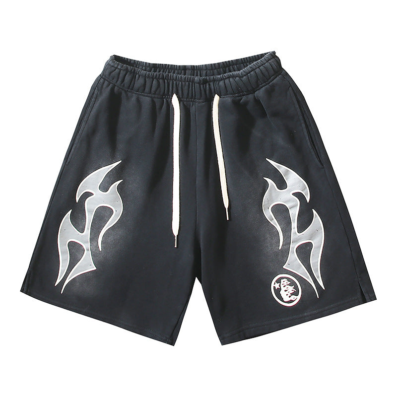 Hellstar Shorts Wash and Do Old Casual Shorts Summer