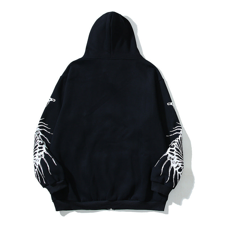 Hellstar Hoodie Dinosaur Keel Printing