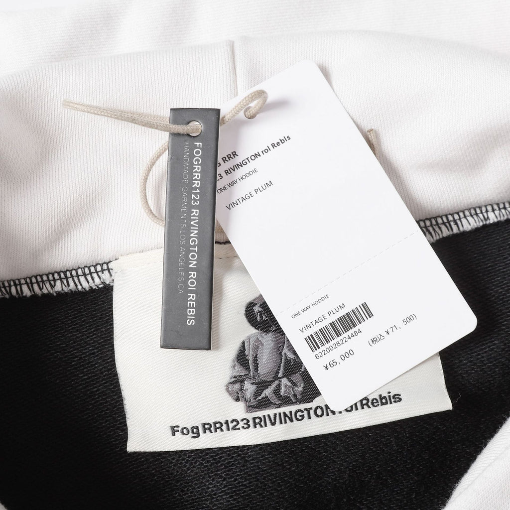 RRR123 Hoodie Black and White Hoodie