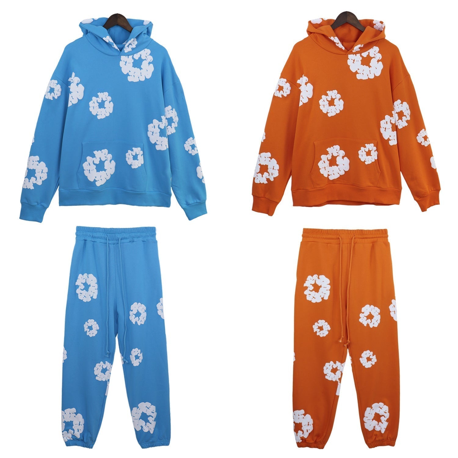 Denim Tears Men's Outfit: Hoodie/Pants (Separate Purchase Options)