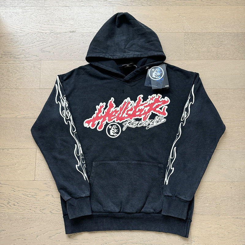 Hellstar Hoodie & Pants autumn wash make old hoodies sweater