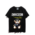 Moschino T-shirt Teddy Bear Pattern Quick-Drying Loose Short Sleeve