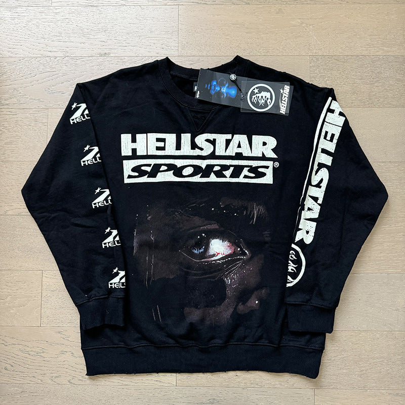 Hellstar Hoodie & Pants autumn wash make old hoodies sweater