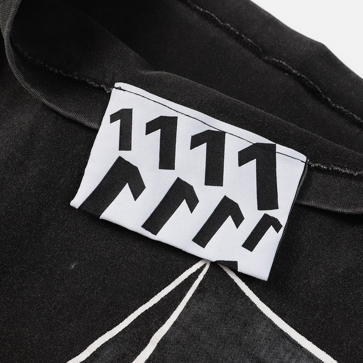 RRR123 T-shirt Small Neckline Loose Distressed T-shirt