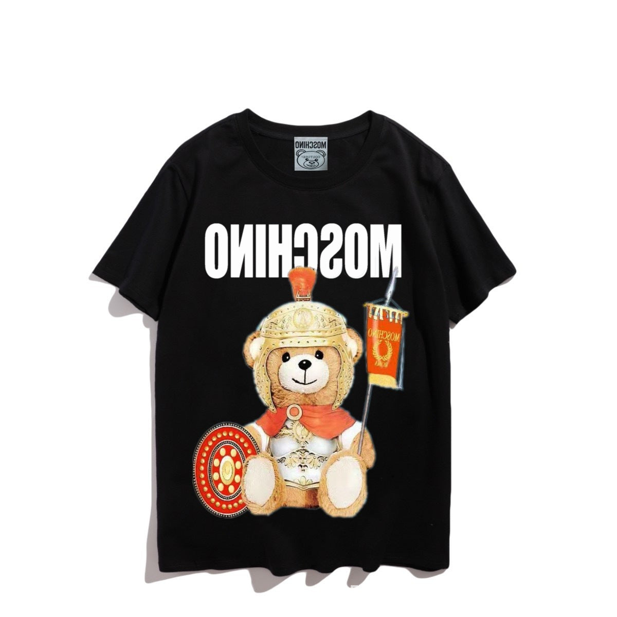 Moschino T-shirt Bear Printed Short-Sleeved T-shirt Couple Wear