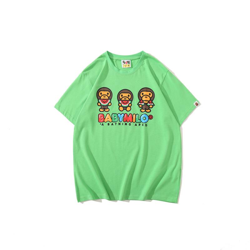 Bathing Ape T-Shirt Casual T-shirt Round Neck Short Sleeve