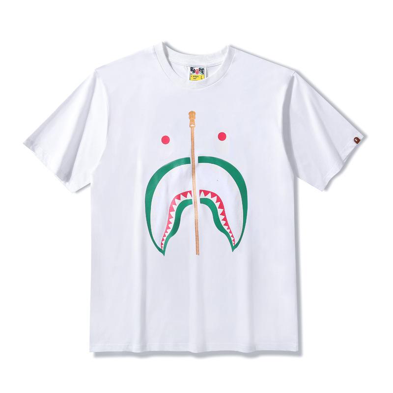 Bathing Ape T-Shirt Short Sleeve T-shirt Color Shark T-shirt