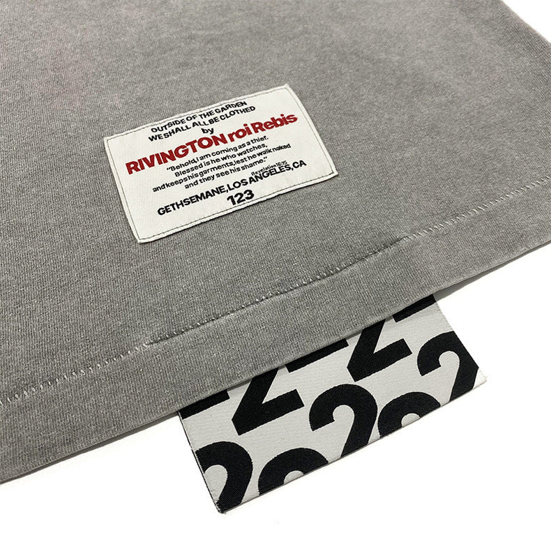 RRR123 T-shirt Distressed Loose T-shirt