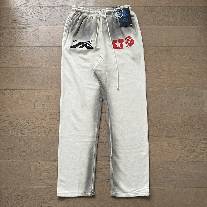 Hellstar Hoodie & Pants autumn wash make old hoodies sweater